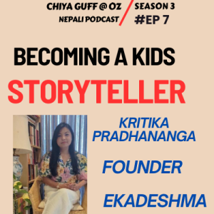 Becoming a kid's storyteller -with Kritika Pradhananga