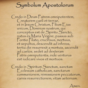 Chapter XII of Part III - SYMBOLUM APOSTOLORUM