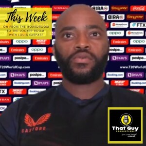 That Guy Productions: From the Board Room to the Locker Room Live Audio Sports Podcast hosted by Louis Karpas