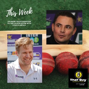 That Guy Productions: From the Board Room to the Locker Room Live Audio Sports Podcast hosted by Louis Karpas