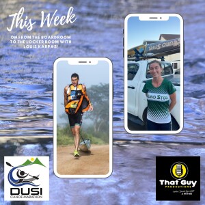 That guy Productions: From the Board Room to the Locker Room Live Audio Sports Podcast hosted by Louis Karpas.