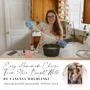 Easy Homemade Cheese From Store Bought Milk by Vanessa Wrubleski