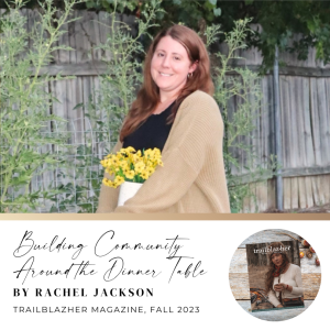 Building Community Around the Dinner Table by Rachel Jackson