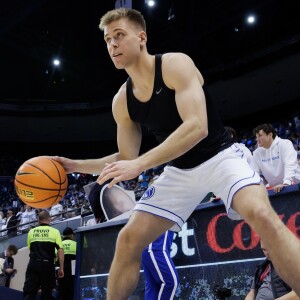 Big 12 MBB Tournament | HC Mark Pope, PG Dallin Hall