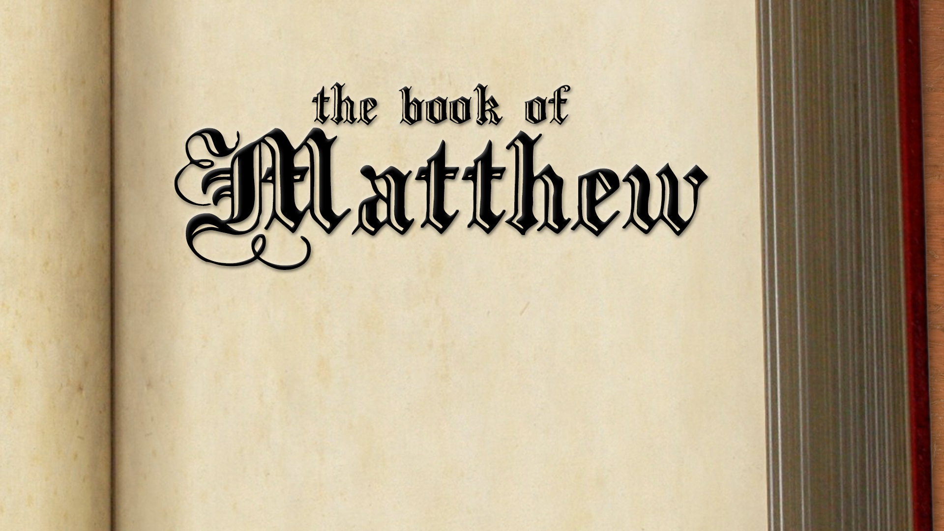 Matthew: Who Does the Kingdom Belong To