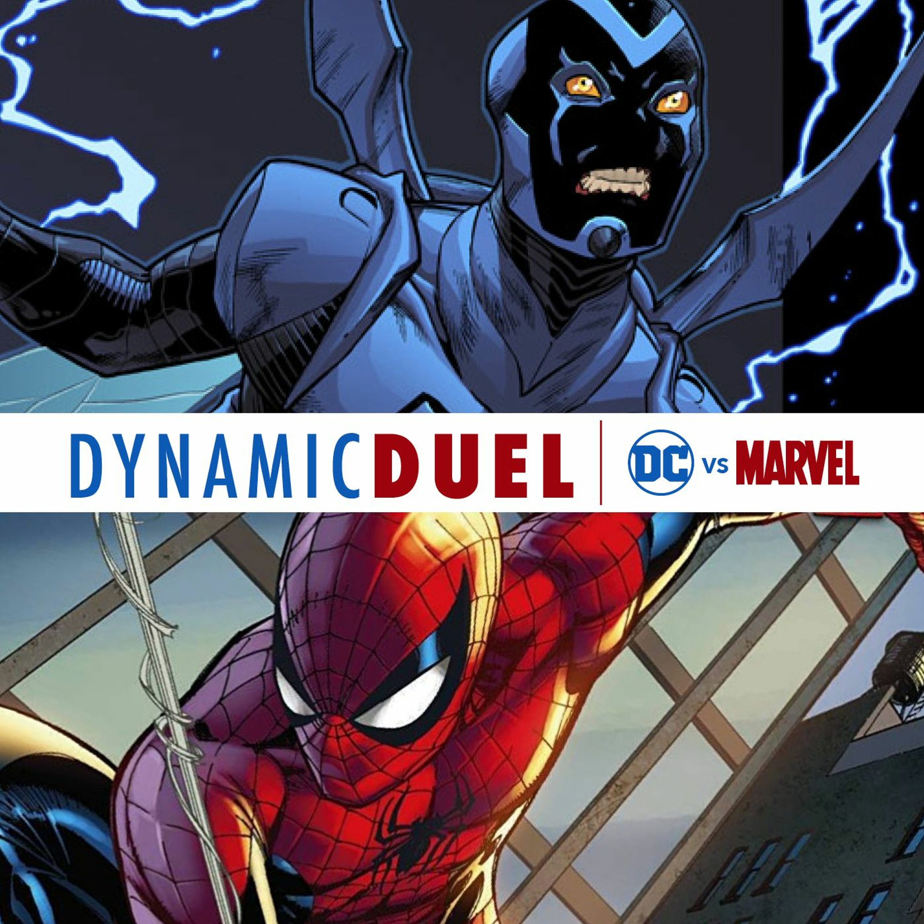 Blue Beetle vs Spider-Man Image