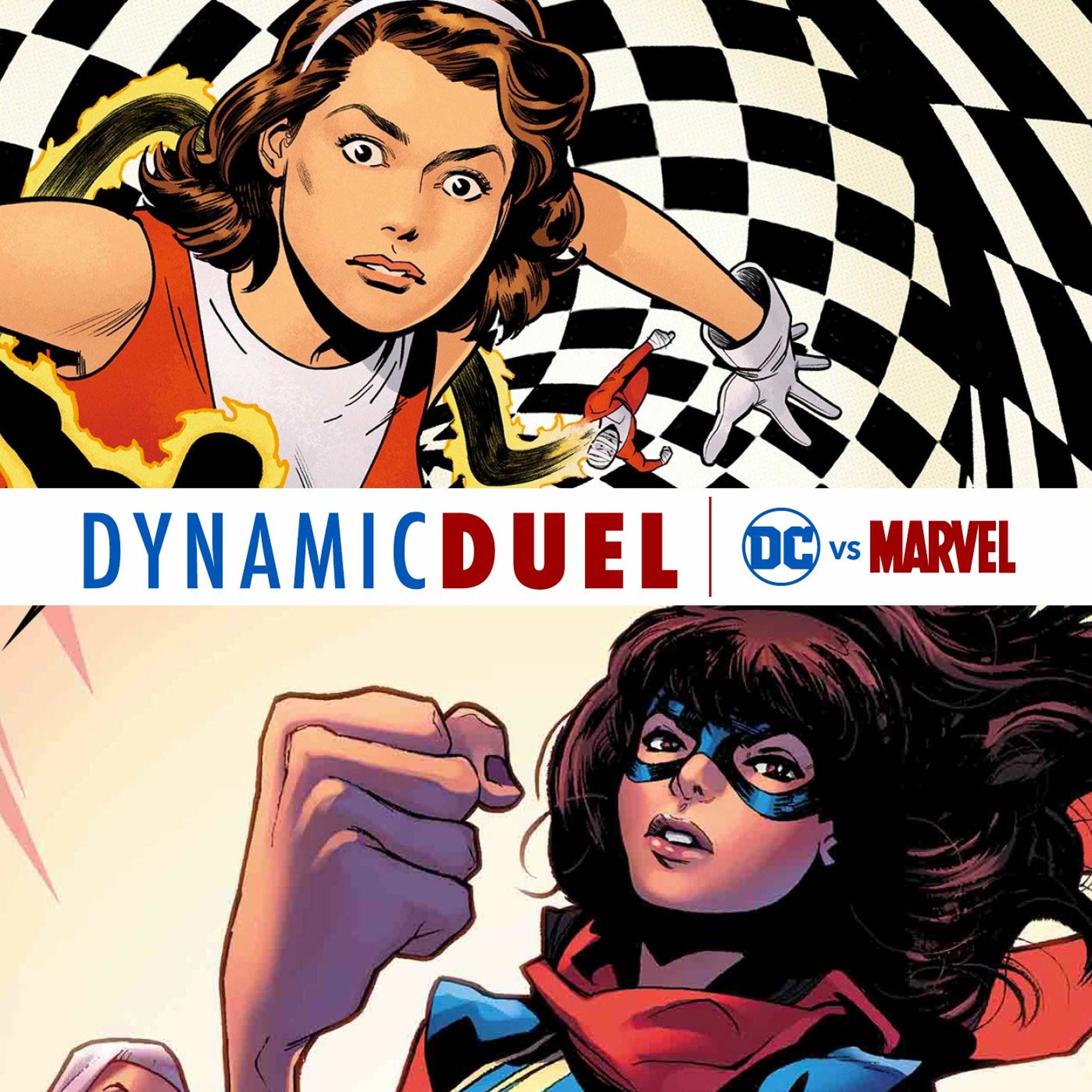 Elasti-Girl vs Ms. Marvel