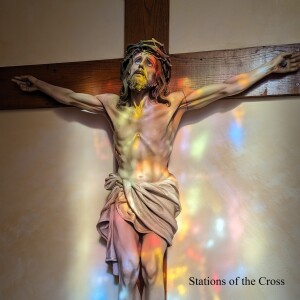 Monsignor:  Stations of the Cross with Sts Joseph & Peter