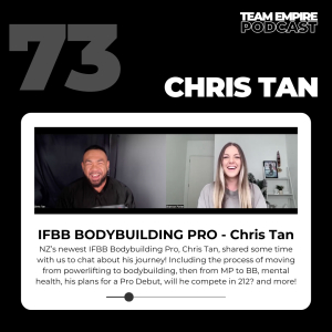 #73 Chris Tan | NEW IFBB Bodybuilding Pro | the big win, mental health, MP to BB, whats next & more