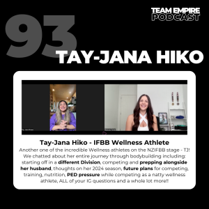 #93 Tay Jana Hiko | IFBB Wellness Athlete | future goals, PED pressure, Figure to Wellness & more