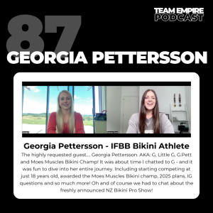 #87 Georgia Pettersson | IFBB Bikini Athlete | 2 x IFBB seasons before 20yo, insta Q's, what's next?
