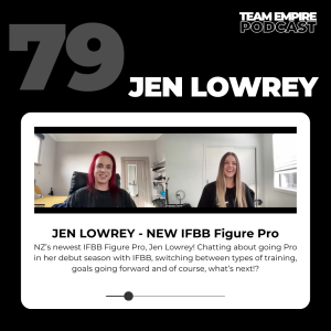#79 Jen Lowrey | NZ's newest IFBB Figure Pro | Jen's journey to Pro in her FIRST season, whats next?