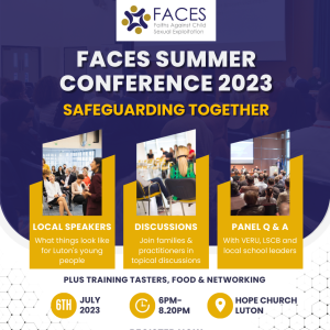 FACES Update on our Summer Conference 2023