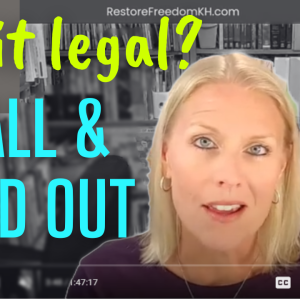 Liberty Lawyer takes YOUR legal questions LIVE! S3E28