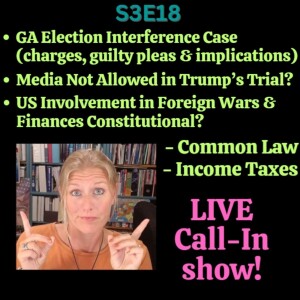 LIVE Call-In Show: Trump Election Cases, Constitutionality of US Foreign Aid, Common Law & Taxes!‍