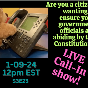 Episode Preview: LIVE Call-In Show: Your Constitutional Questions Answered!‍ S3E23