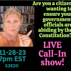 Episode Preview: LIVE Call-In Show: Your Constitutional Questions Answered!‍ S3E20
