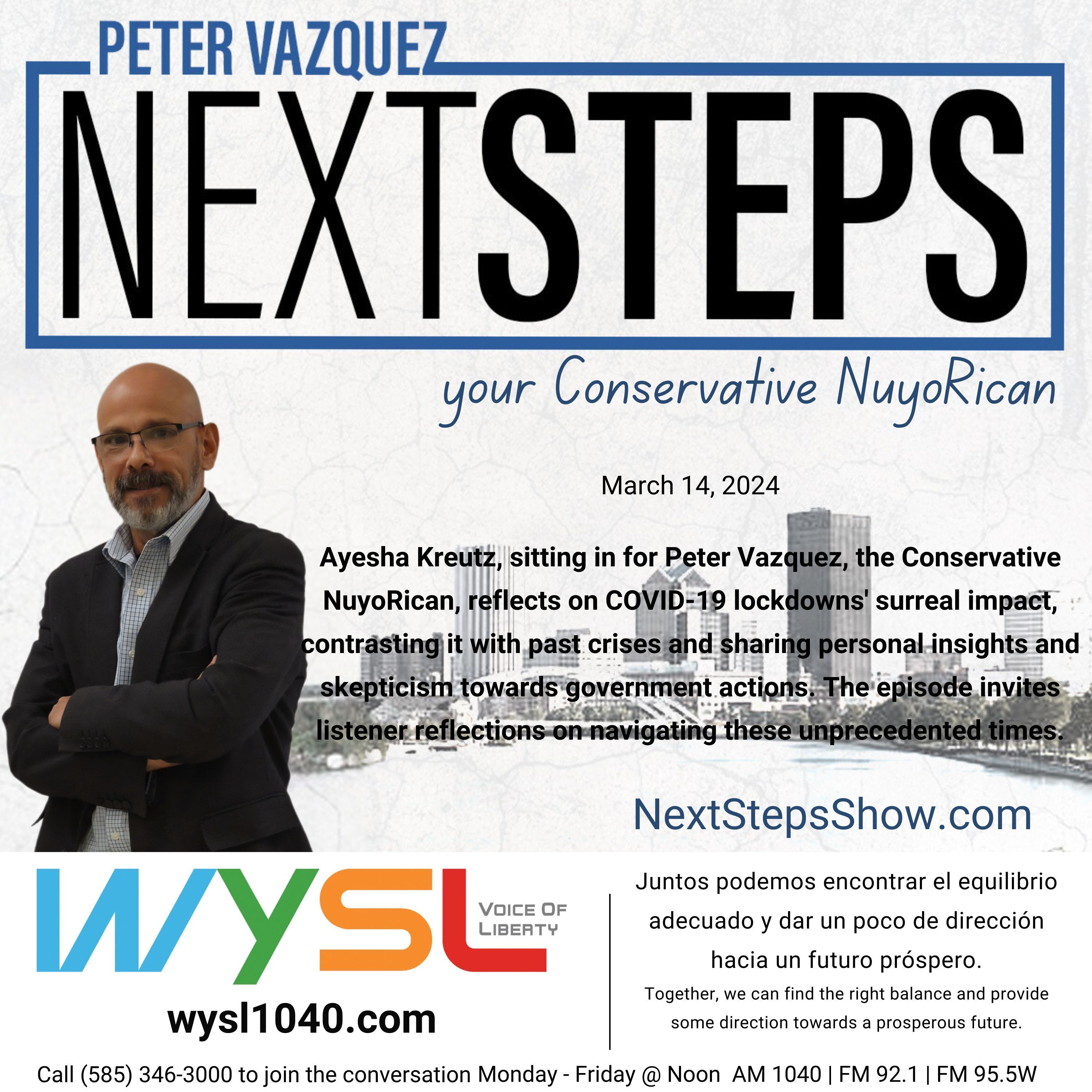 Next Steps Show Featuring Guest Host Ayesha Kreutz 3-14-24