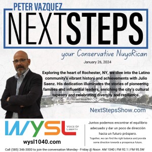 Next Steps Show Featuring Julio Saenz 1-26-24