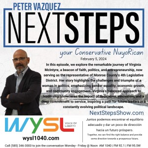 Next Steps Show Featuring Legislator Virginia McIntyre 2-5-24