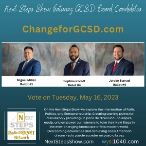 Next Steps Show May 5, 2023 GCSD Candidates