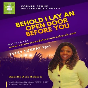 BEHOLD I LAY AN OPEN DOOR BEFORE YOU - CSDC - APOSTLE ASIA ROBERTS 12/20/2020