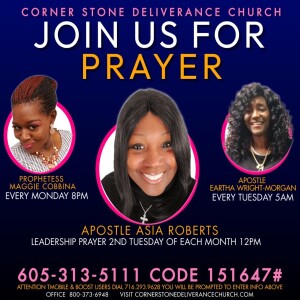 CSDC PRAYER CALL - PROPHETESS M. COBBINA OF KLM