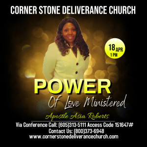 THE POWER OF LOVE MINISTERED - CSDC - APOSTLE ASIA ROBERTS