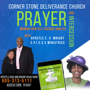 CSDC 5AM PRAYER - COMMANDING THE MORNING WITH APOSTLE E. V. WRIGHT OF S.P.I.C.E.S MINISTRY AUGUST 18 2020
