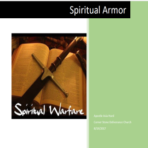 CSDC WORKSHOP - DON PROVE & PERFECT YOUR SPIRITUAL ARMOR - PART 2 - APOSTLE ASIA HURD 