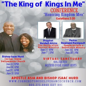 CSDC MEN'S FELLOWSHIP BIBLE STUDY - THE KING OF KINGS IN ME JUNE 10TH. 2020 - BISHOP ISAAC HURD