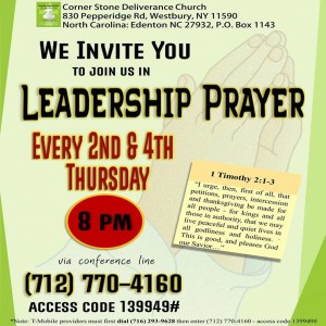 CSDC Prayer For Leaders April 11 2019