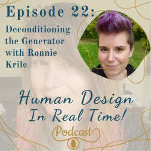 E22: Deconditioning the Generator with Ronnie Krile