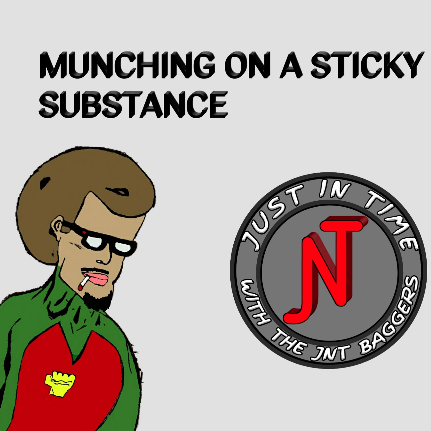 Munching On A Sticky Substance