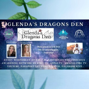 Glenda's Dragons Den with our returning guest - Toni Ghazi