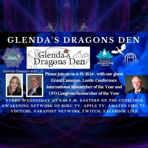 Glenda's Dragons Den with guest,  Grant Cameron