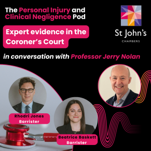 Expert Evidence in the Coroner’s Court: in conversation with Professor Jerry Nolan