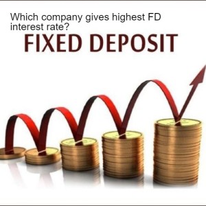 Which company gives highest FD interest rate?