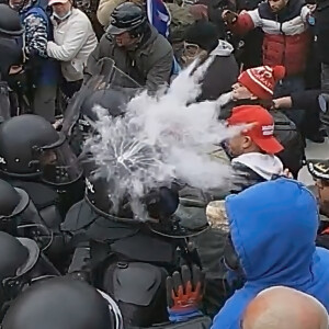 First Police Use of Force on Early Crowds at U.S. Capitol on Jan. 6, 2021