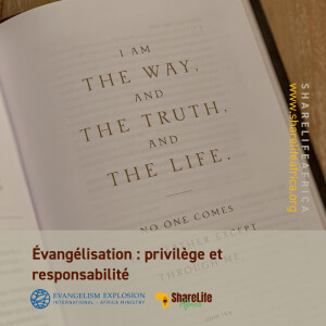 Évangélisation : privilège et responsabilité