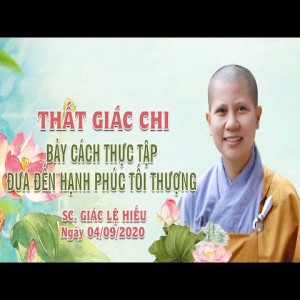 Thất giác chi - Bảy cách thực tập đưa đến hạnh phúc tối thượng - SC. Giác Lệ Hiếu