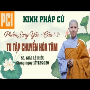 Tu tập chuyển hóa tâm - Kinh Pháp Cú - Phẩm Song Yếu - Câu 1-2 - SC. Giác Lệ Hiếu