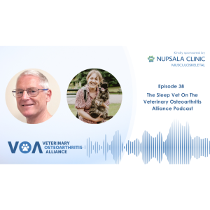 Veterinary Osteoarthritis Alliance Podcast Episode 38 - The Sleep Vet with Dr Lauren Davis