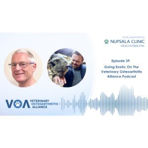 Veterinary Osteoarthritis Alliance Podcast Episode 39 - Going Exotic with Matthew Shackleton