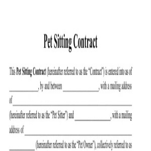 Episode #43 What to include in a Pet Sitting Contract Part 1