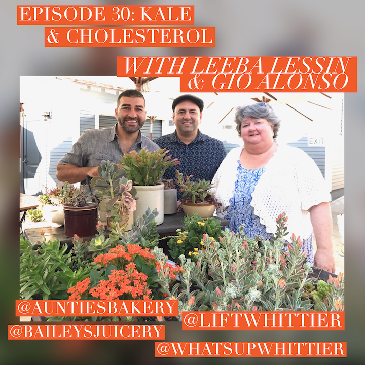 EPISODE 30: KALE & CHOLESTEROL with Leeba Lessin & Gio Alonso