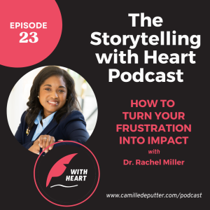 Episode 23 - How to turn your frustration into impact with Dr. Rachel Miller