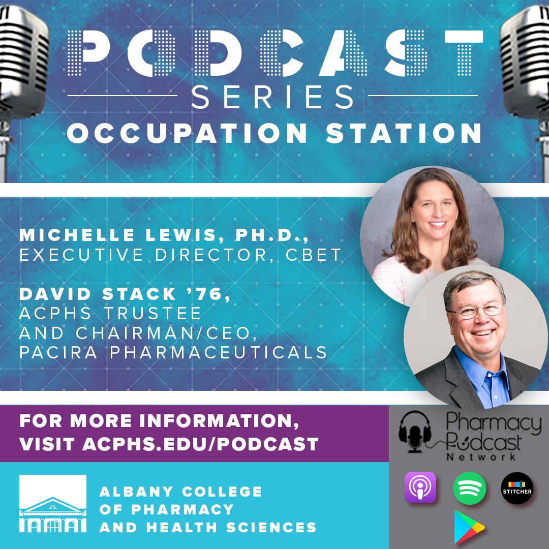 Michelle Lewis, PH.D. and David Stack ’76 | Occupation Station