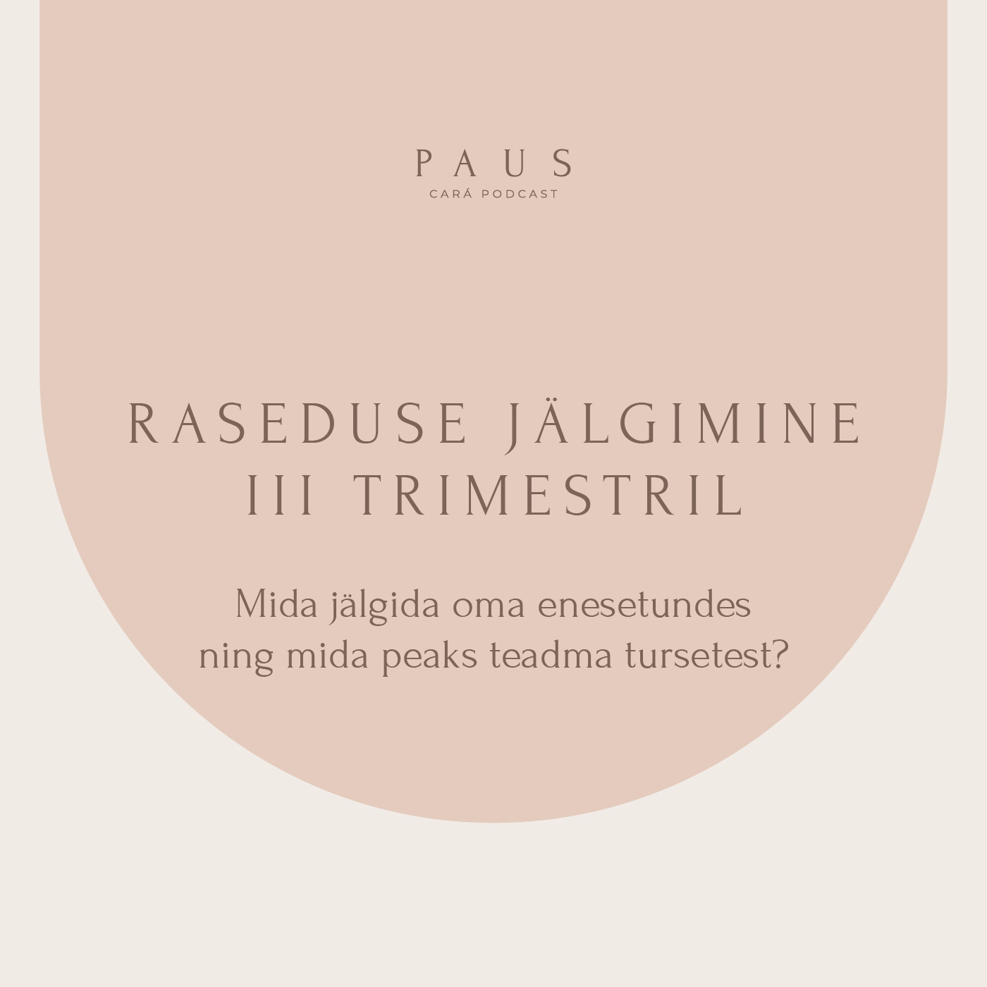 PAUS #85 Raseduse jälgimine III trimestril