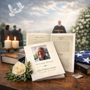 Funeral Order of Service Programs: Structure, Purpose, and Meaning in Honoring a Life